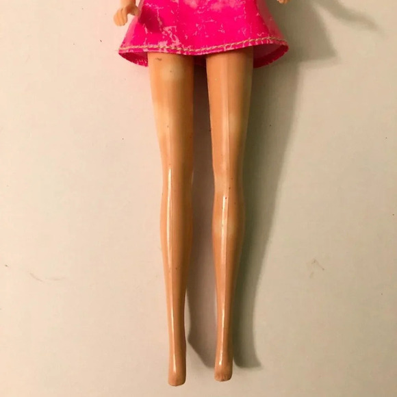 Vintage Barbie Doll With Sticker Craze Dress Mattel Philippines Spotted Legs TLC - Picture 5 of 16